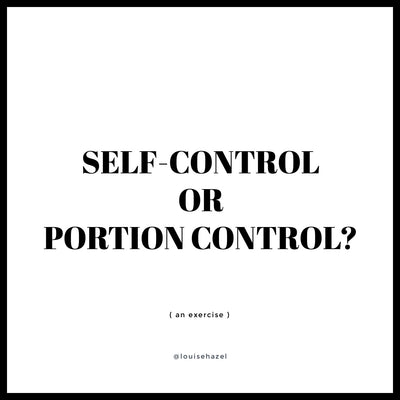 Self-Control or Portion Control?