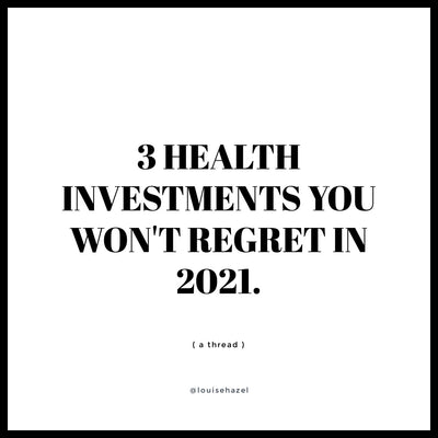3 health investments you won't regret in 2021