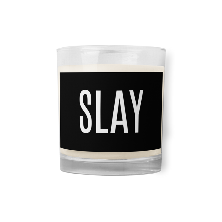 Slay glass jar soy wax candle